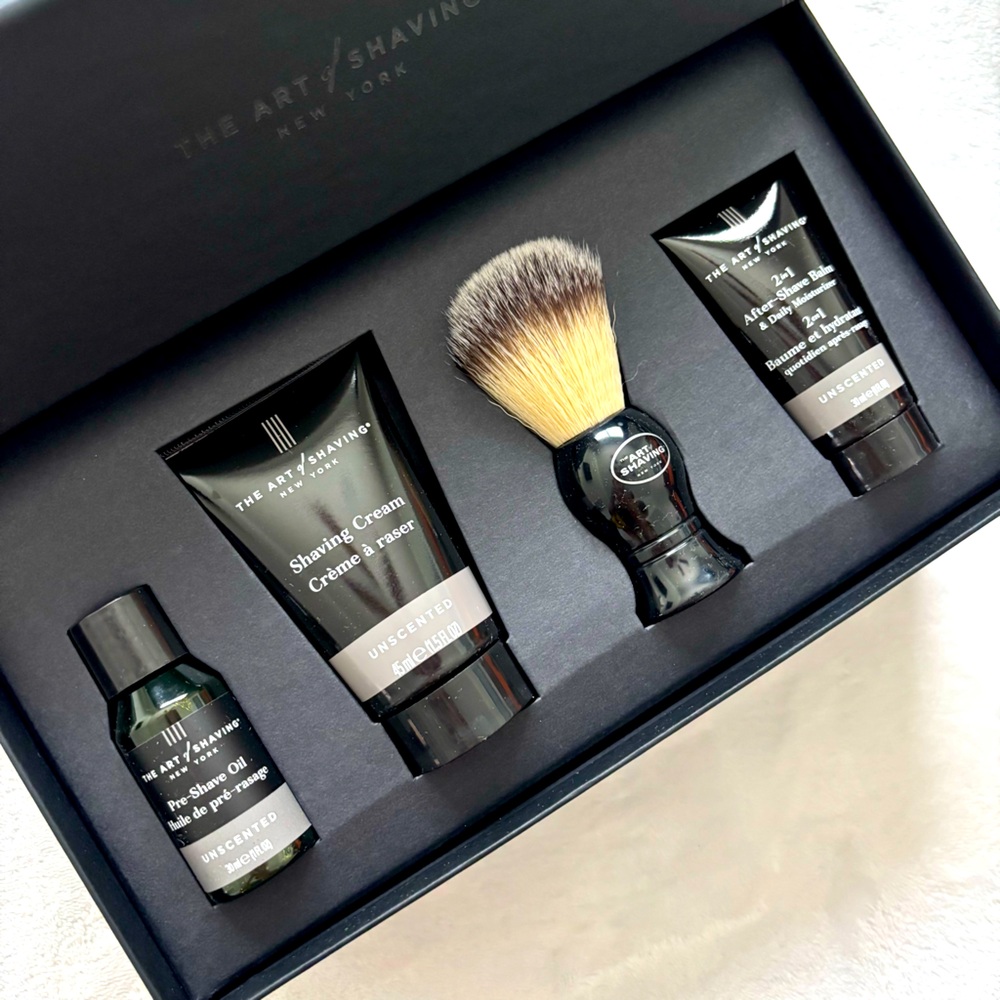 THE ART OF SHAVING Men's Unscented 4-Piece Introduction Kit